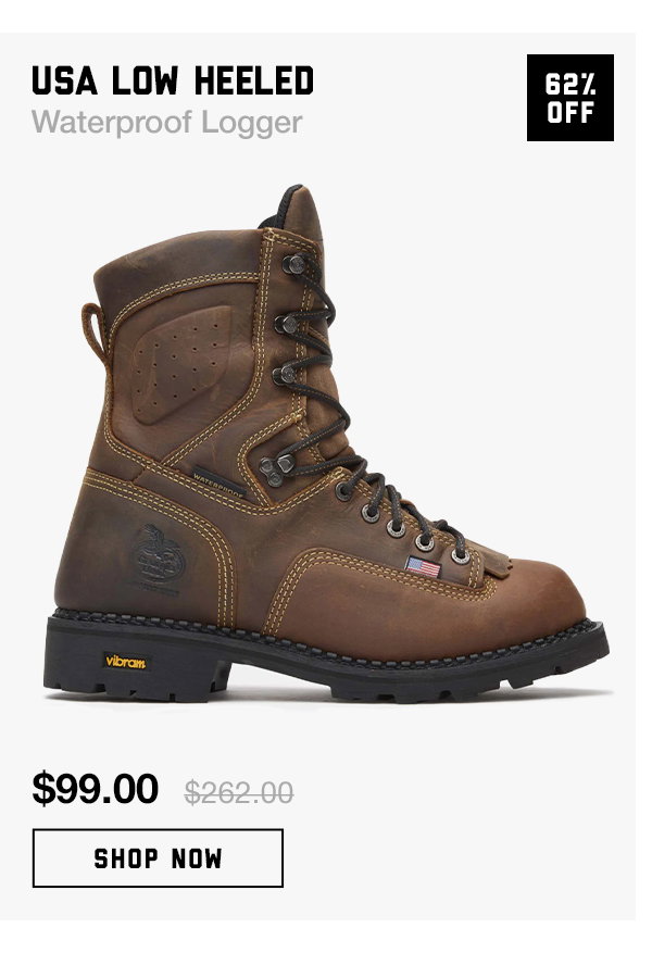USA Low Heeled Logger