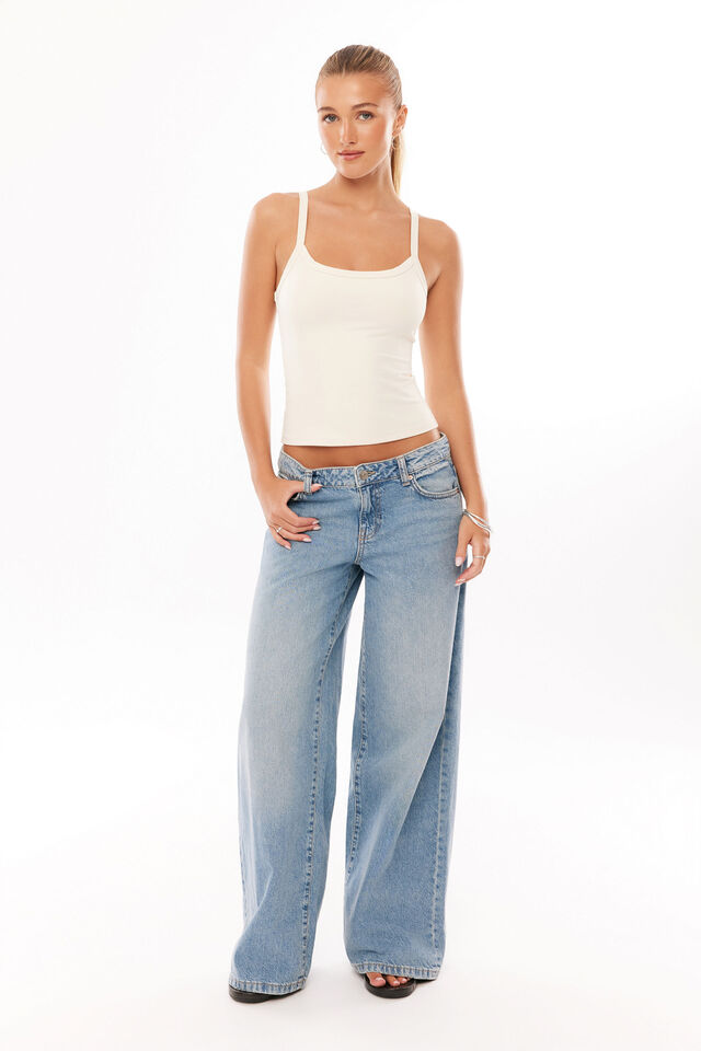 Low Rise Baggy Jean $60