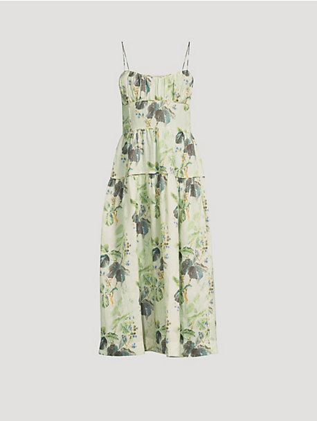 Benoit Midi Dress In Floral Print