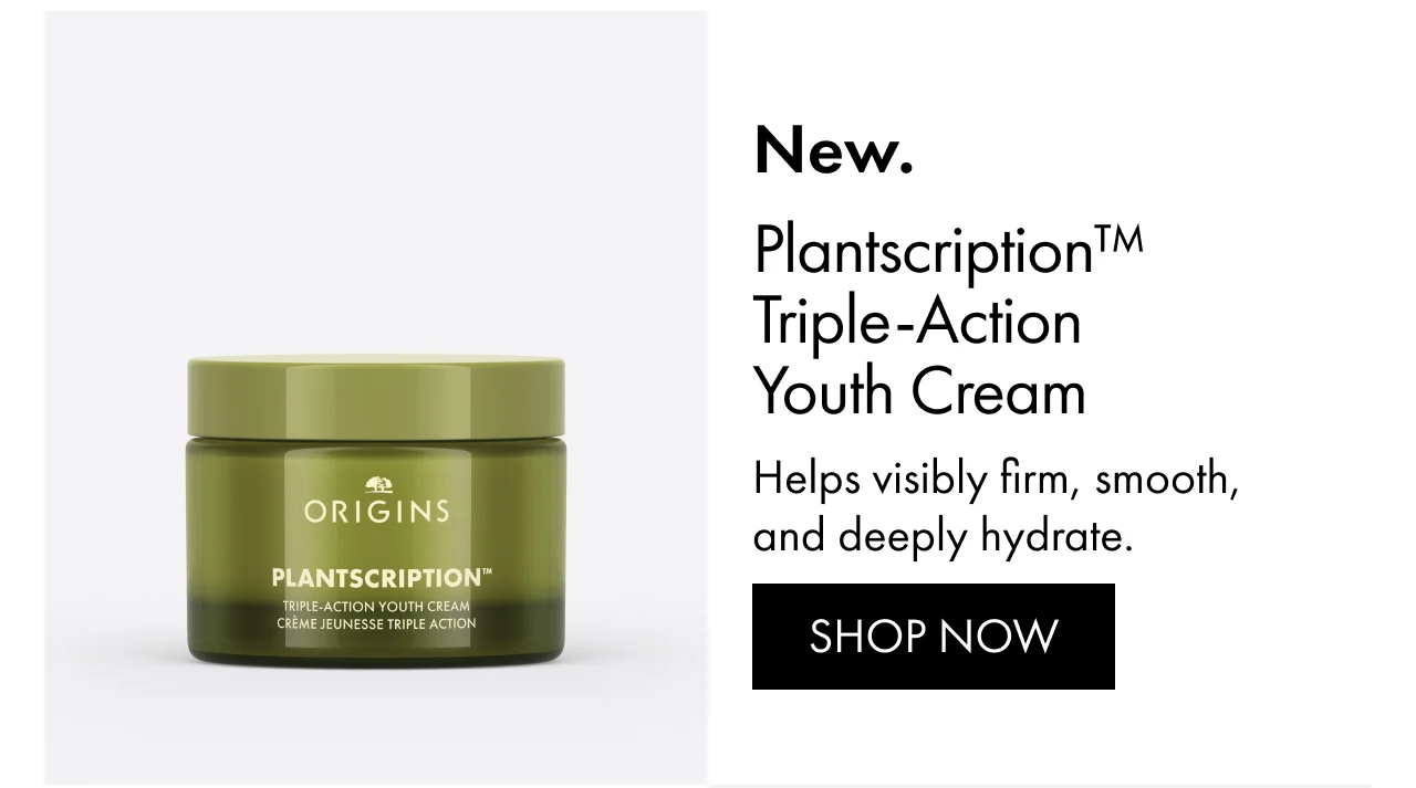 New. | Plantscription™ Triple-Action Youth Cream | Helps visibly firm, smooth, and deeply hydrate. | SHOP NOW