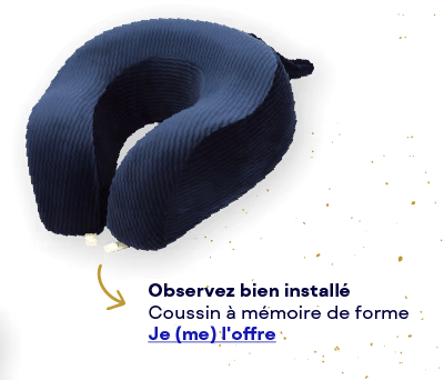 coussin à mémoire de forme