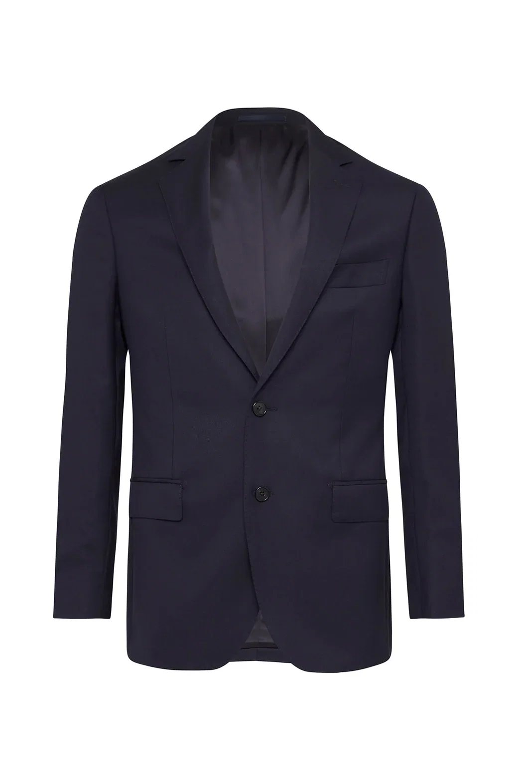 Image of SAUNDERS NAVY SLIM JACKET