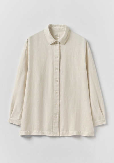 Garment Dyed Linen Easy Shirt