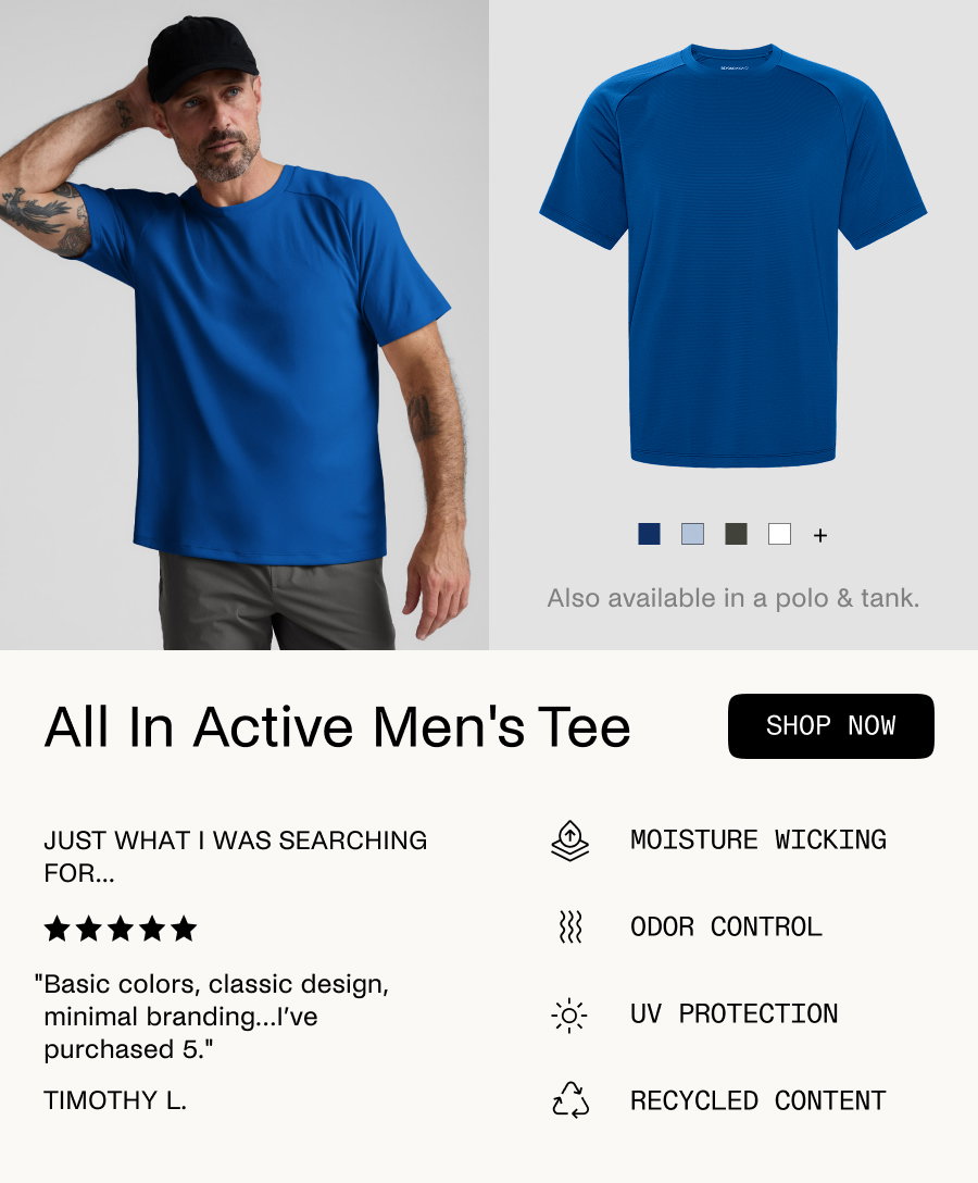 All In Active Men's Tee