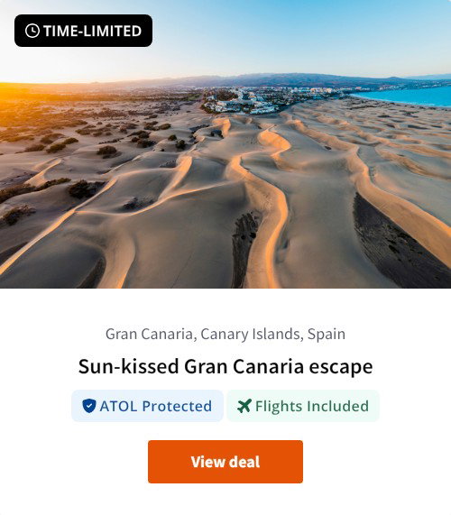 Sun-kissed Gran Canaria escape