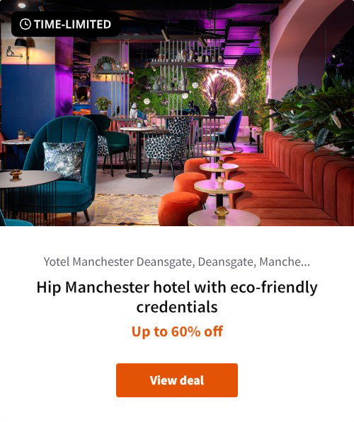 Hip Manchester hotel with eco-friendly credentials
