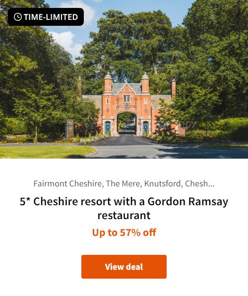 5* Cheshire resort with a Gordon Ramsay restaurant