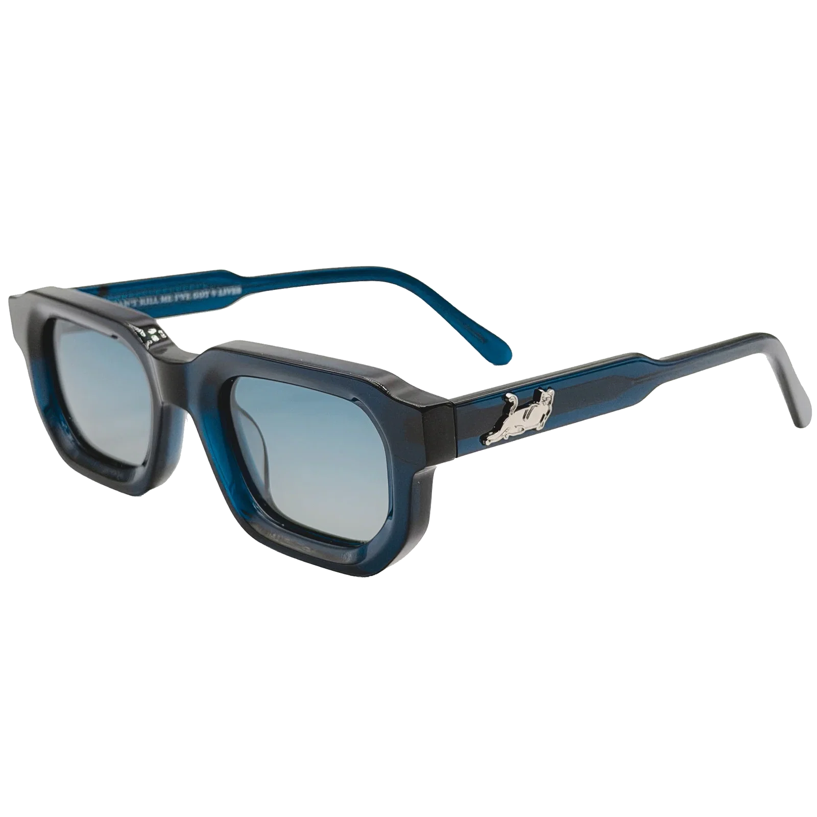 Image of Castanza Sunglasses (Navy / Light Blue)