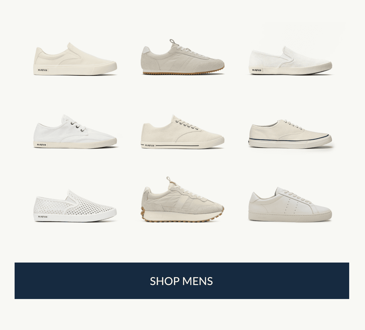 Mens white shoes