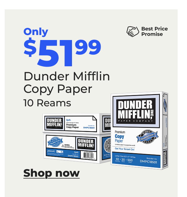 Only $51.99 Dunder Mifflin Copy Paper - Shop now 
