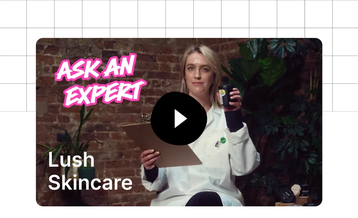 PLAY BUTTON: YouTube Video - What Happens When You Use Fresh Ingredients on Your Skin?
