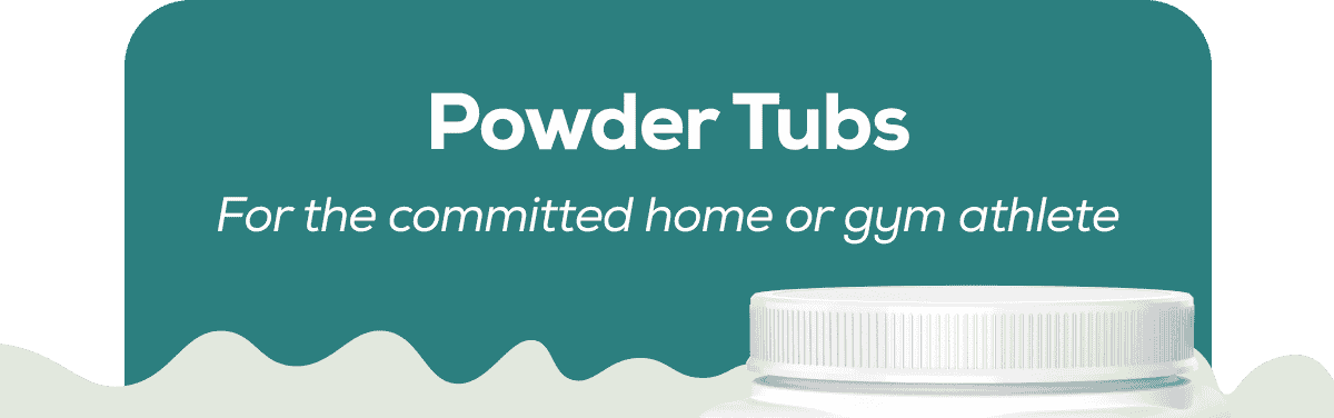 Powder Tubs For the committed home or gym athlete  