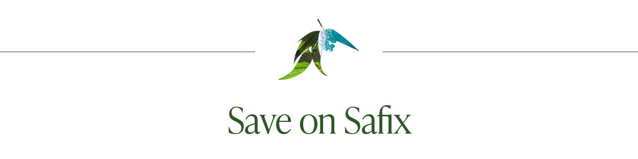 Save 15% off Safix