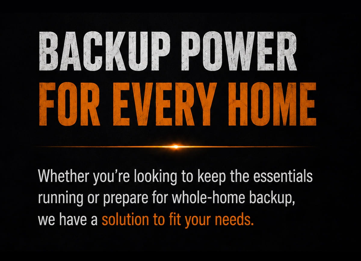 Backup Power For Every Home