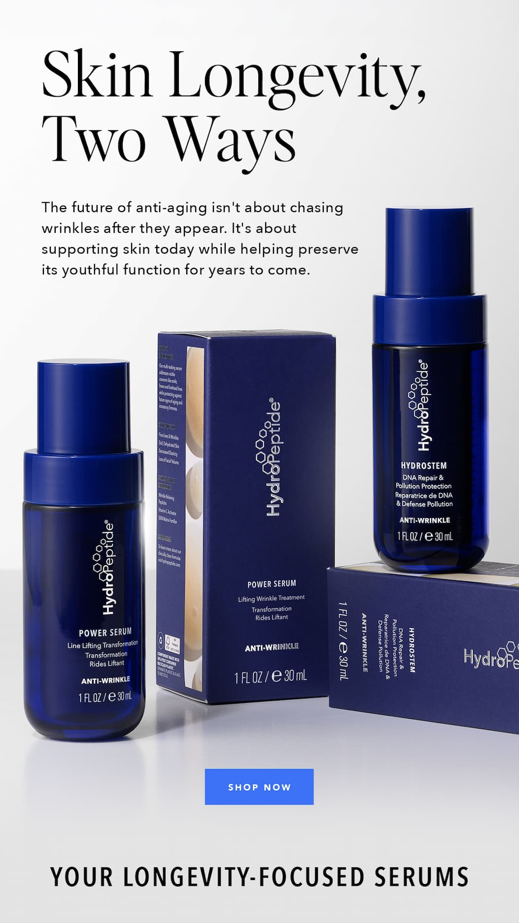 Skin Longevity, Two Ways