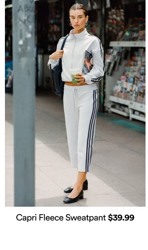 Capri Fleece Sweatpant $39.99