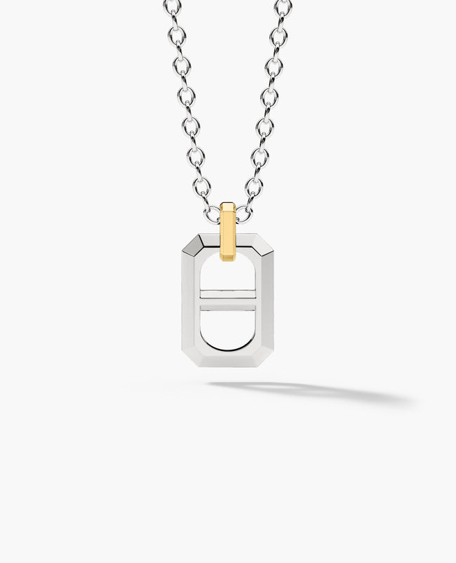 hercules-two-tone-silver-and-18k-yellow-gold-pendant
