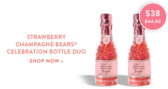 Shop Strawberry Champagne Bears® Celebration Bottle Duo