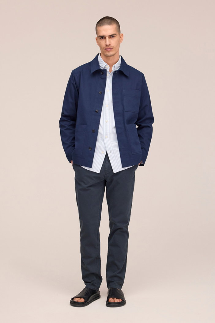Gabe Navy Blue Overshirt