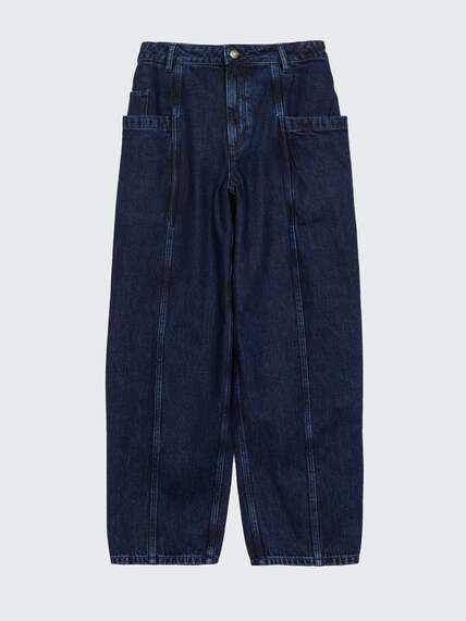 Women's Croft Workwear Denim Barrel Trouser
