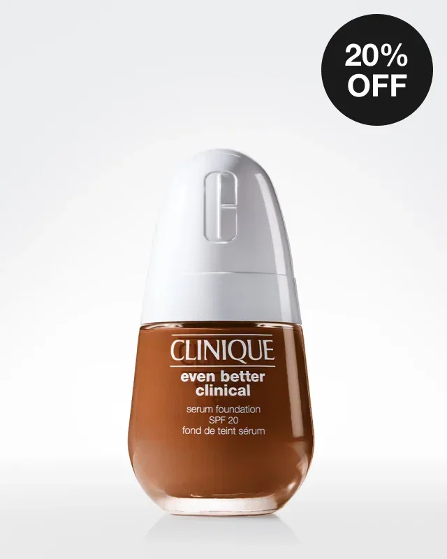 Packshot of cleanser with swatch of product behind