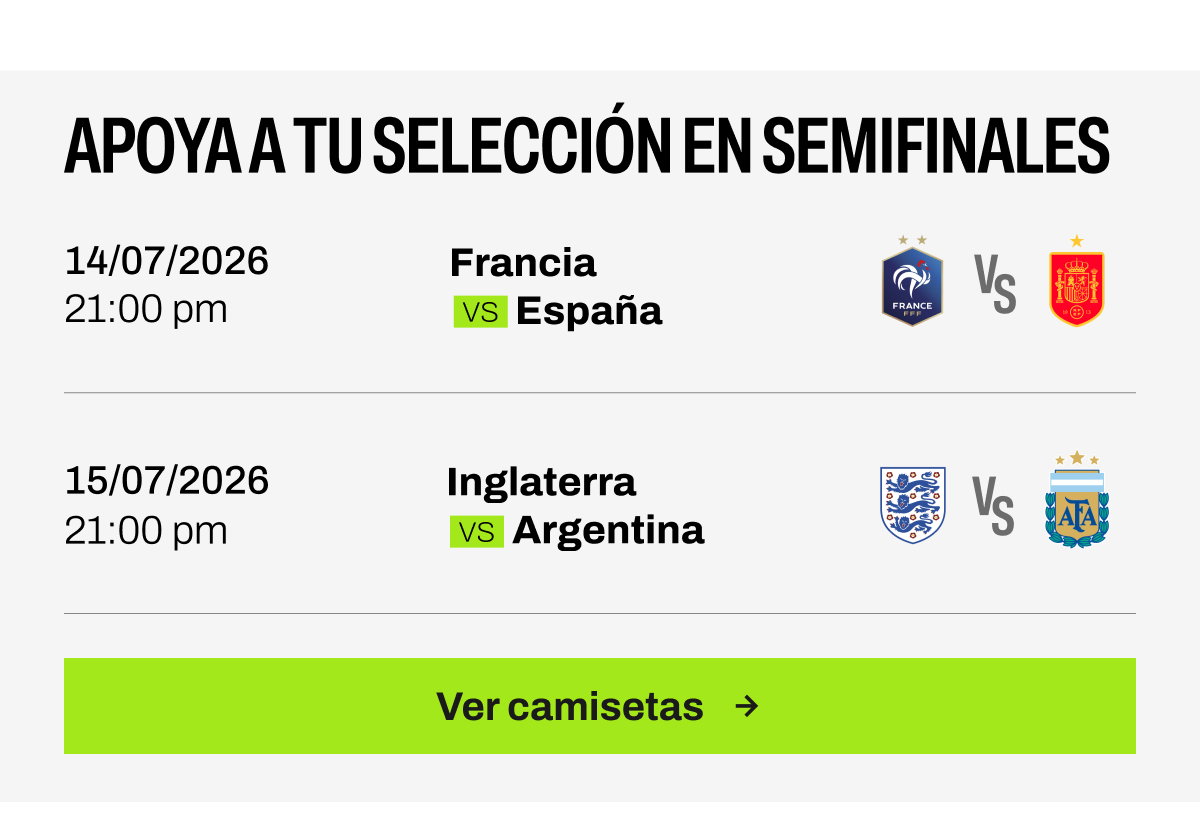 Banner apoya a tu selección en semifinales botón ver camisetas