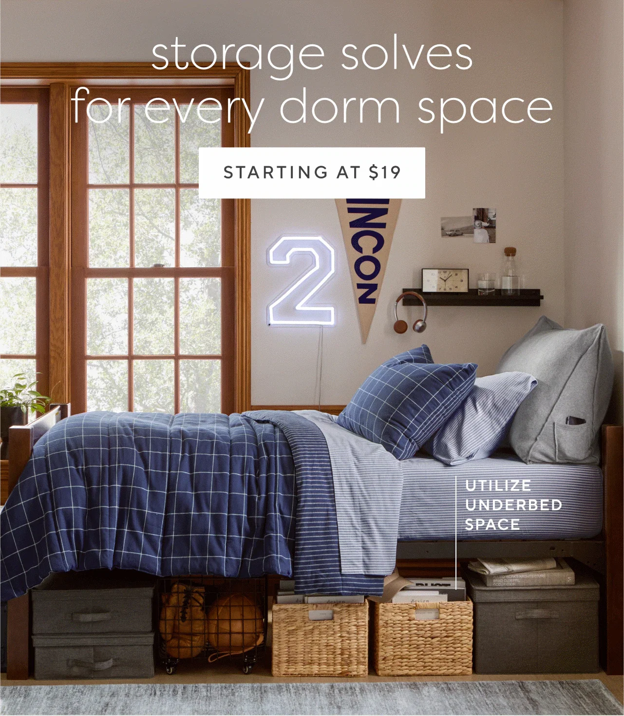 Storage solves for every dorm space