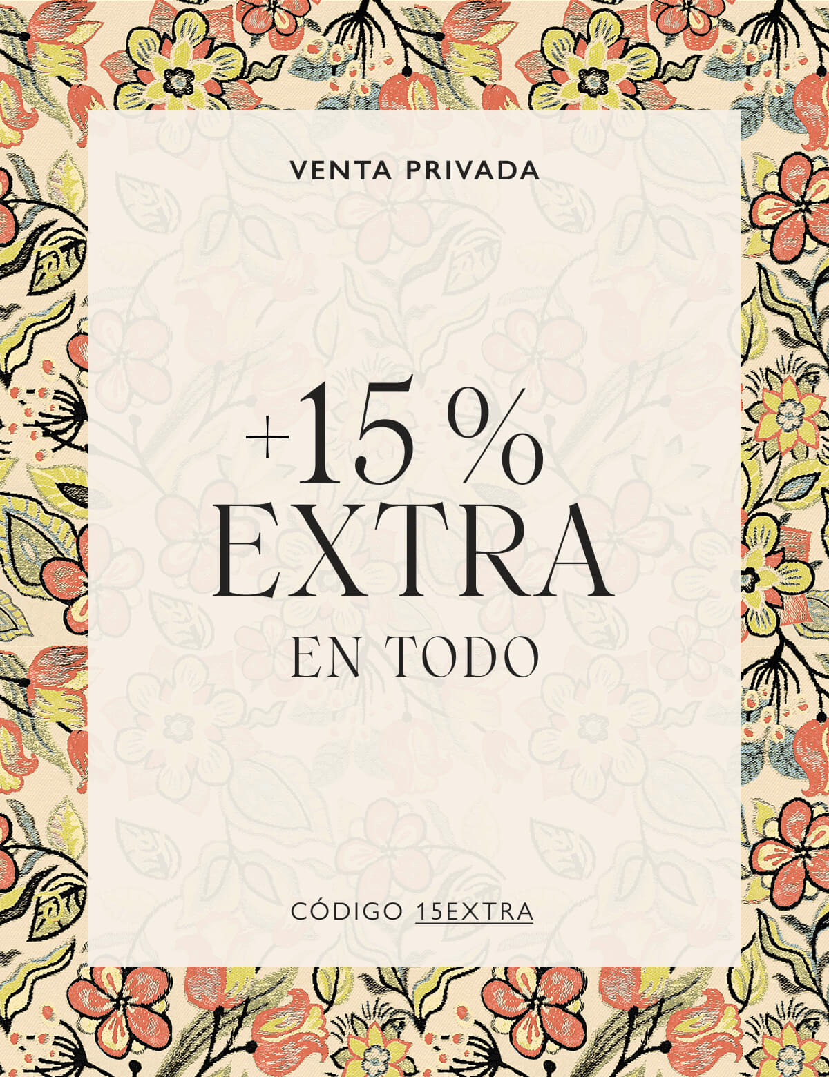 +15% EXTRA EN TODO