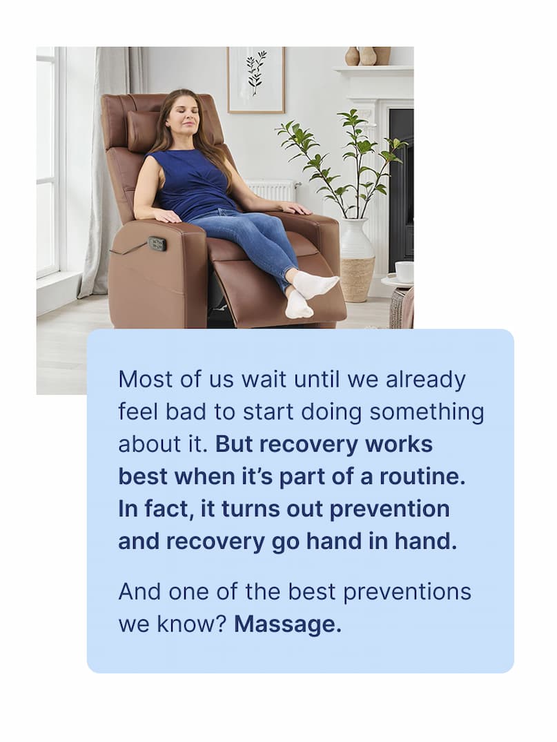 recovery works best when it's part of a routine