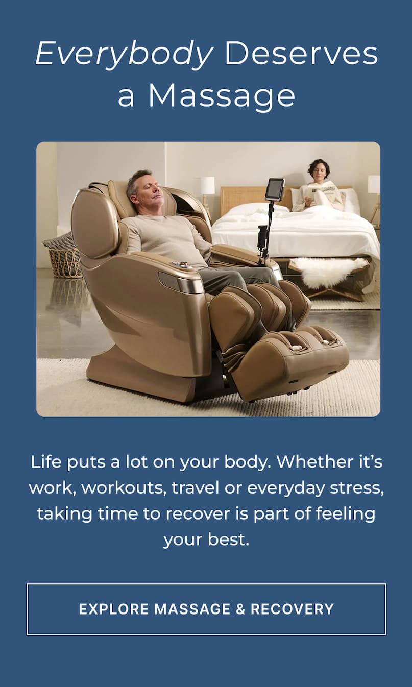 Life puts a lot on your body. Explore massage chairs