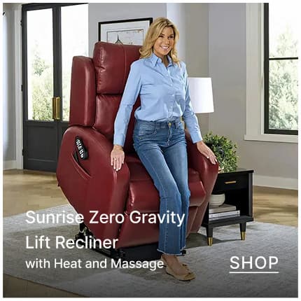 sunrise zero gravity lift recliner