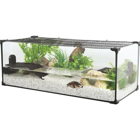 Aquarium tortue Karapas Aqua 100 Pro noir - Zolux