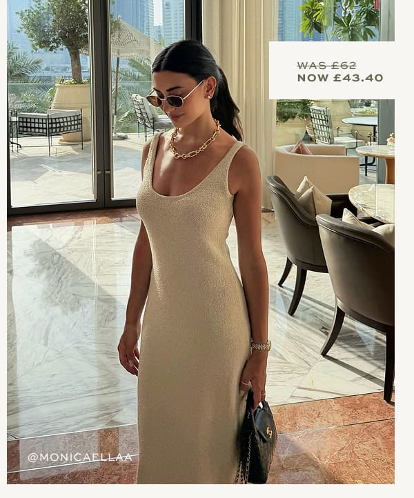 Nora Boucle Knit Maxi Dress