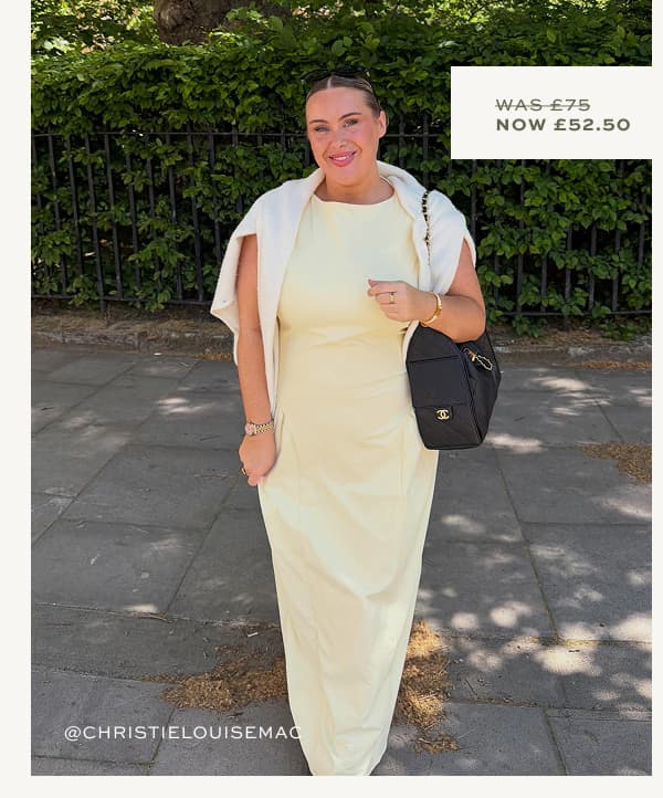 Sylvie Slash Neck Midaxi Dress