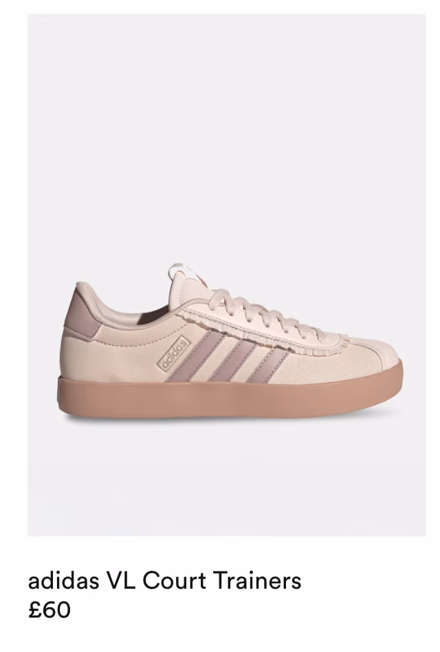 adidas VL Court Trainers £60