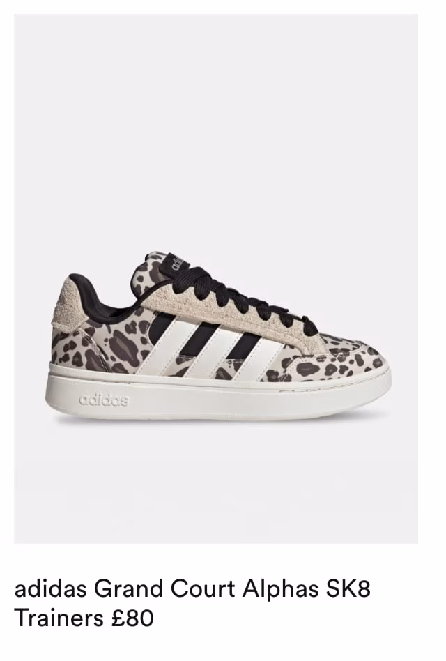 adidas Grand Court Alphas SK8 Trainers £80