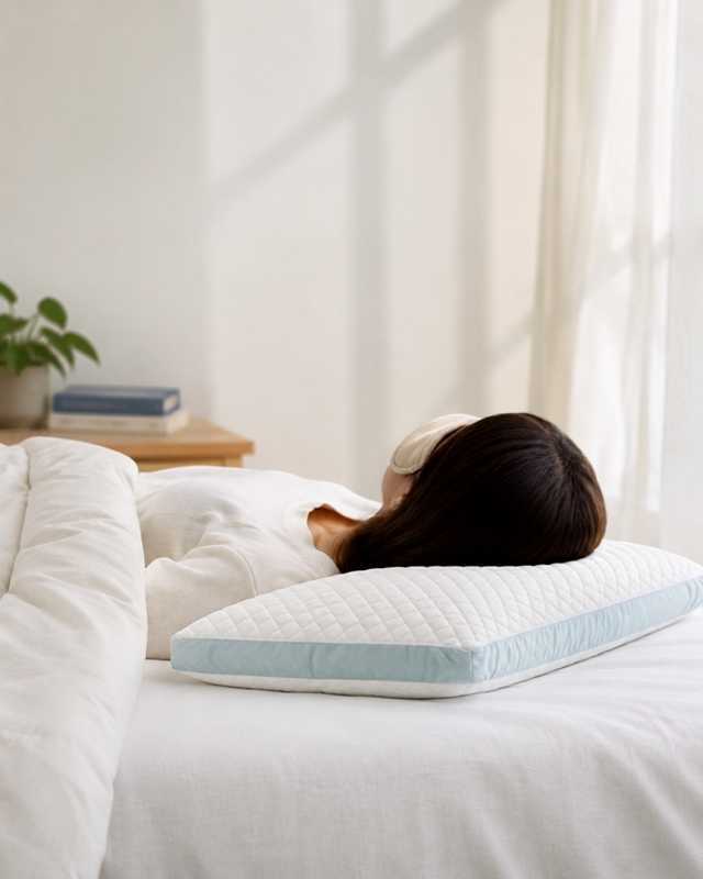 A low-loft custom Pluto Pillow