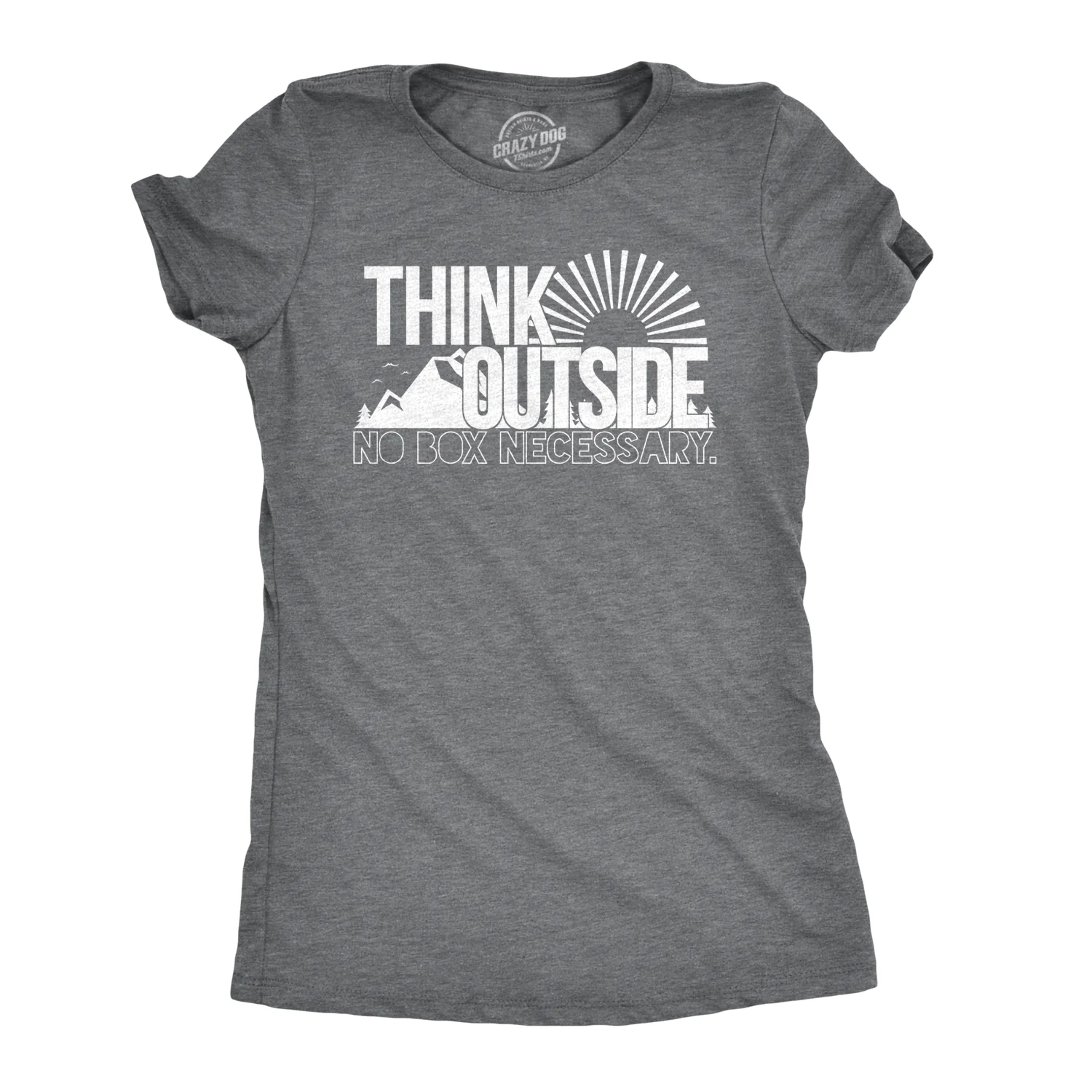Image of Think Outside No Box Necessary Women's T Shirt