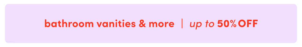 bathroom vanities & more clearance