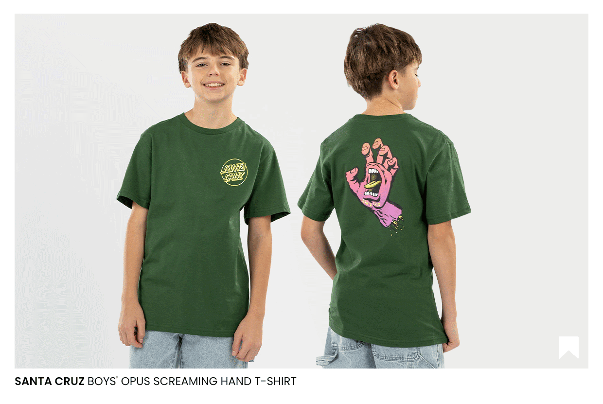 Santa Cruz Boys' Opus Screaming Hand T-Shirt