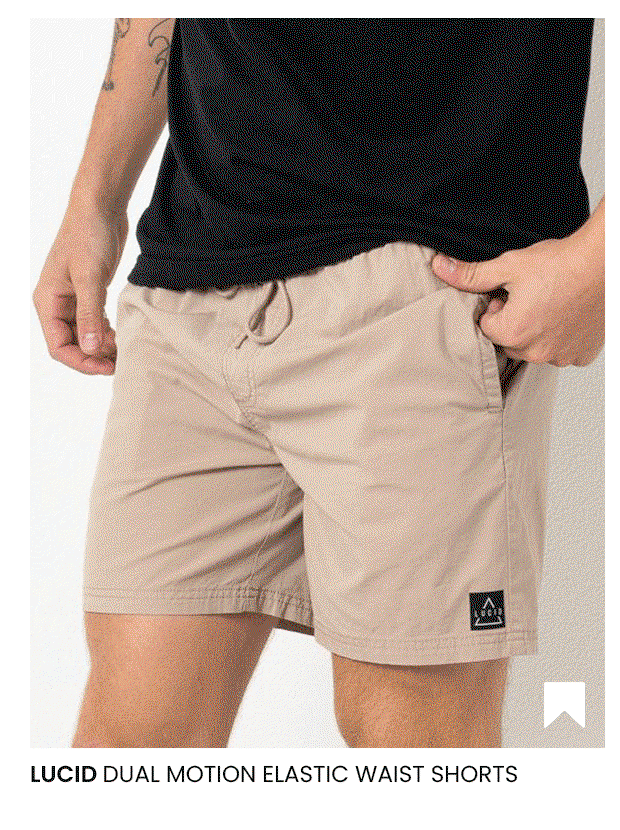 Lucid Dual Motion Elastic Waist Shorts