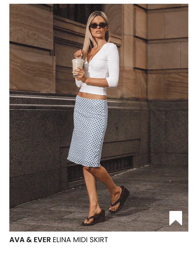 Ava & Ever Elina Midi Skirt
