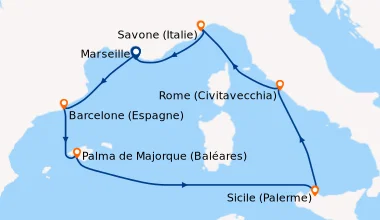 Carte itinéraire
