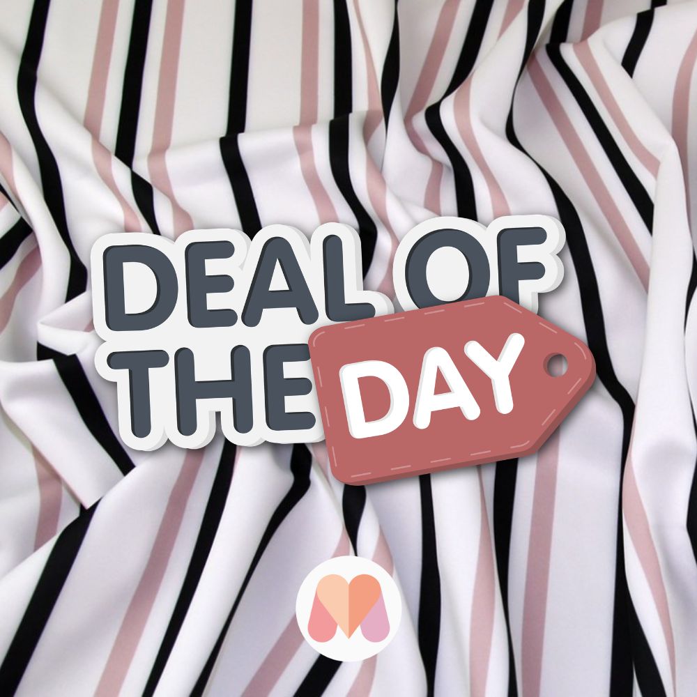 Deadstock Heavy Polyester Viscose Suiting Fabric Check Design 2