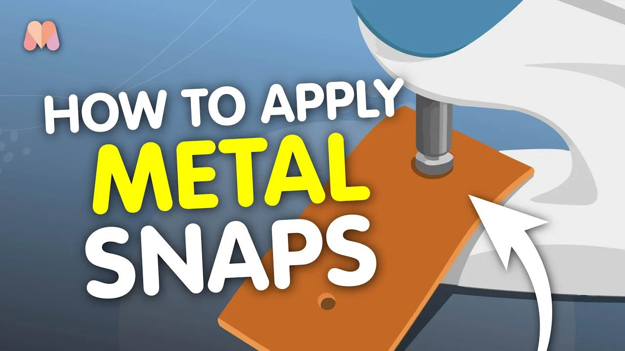 How to apply metal snaps