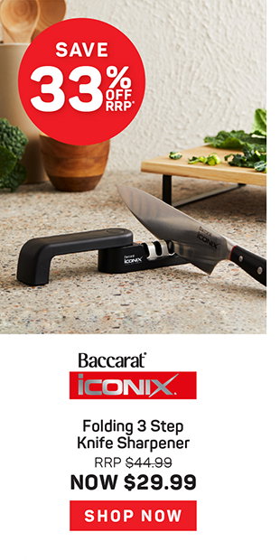 Baccarat iconiX Folding 3 Step Knife Sharpener