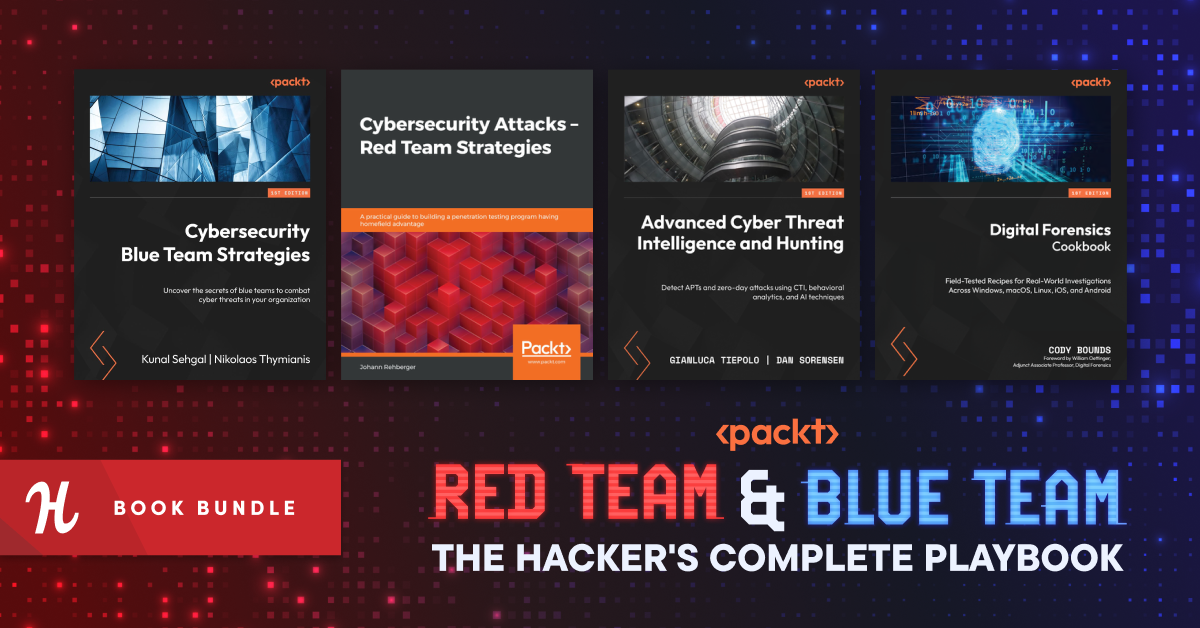 Discover the ultimate skill expression in tech with the Red Team & Blue Team: The Hacker's Complete Playbook by Packt. 