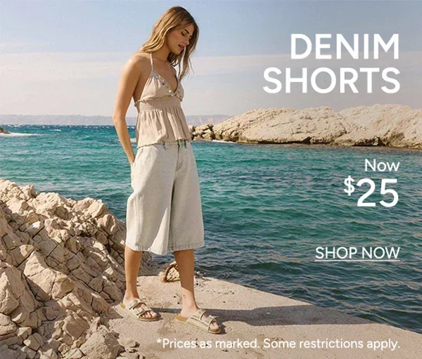 $25 DENIM SHORTS