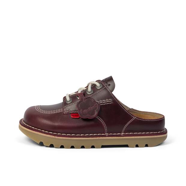 Adult Unisex Kick Mule Dark Red