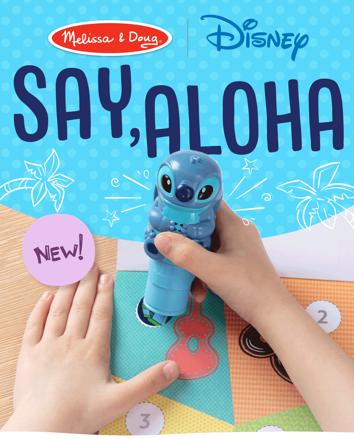 Say Aloha to the NEW Sticker WOW!™ Disney's Stitch! 